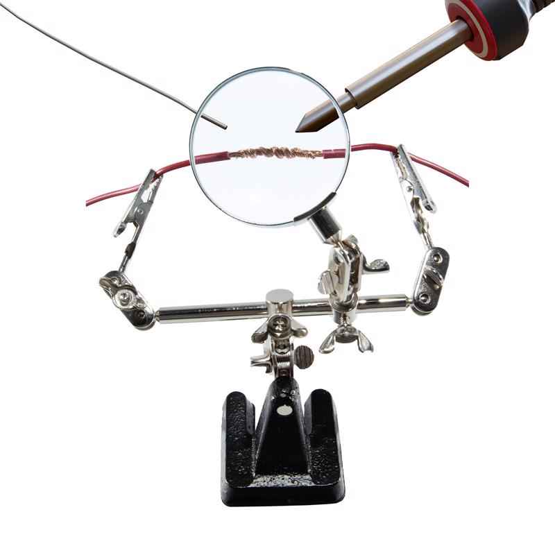 Weller Magnifying Glass Soldering Project Holder with Magnifier