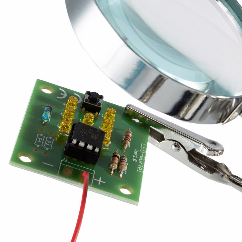 Weller Magnifying Glass Soldering Project Holder with Magnifier
