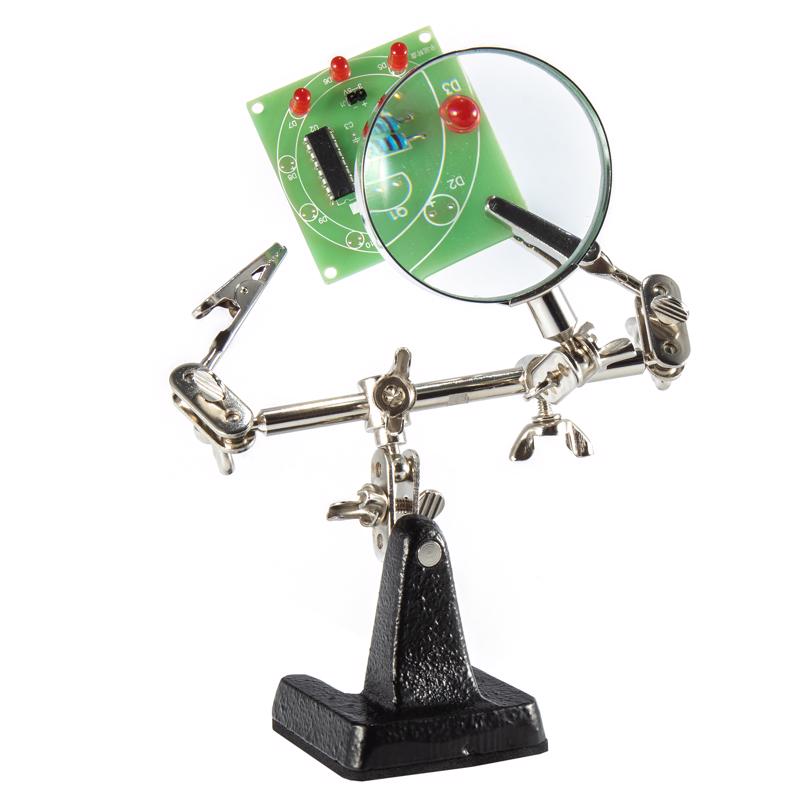 Weller Magnifying Glass Soldering Project Holder with Magnifier