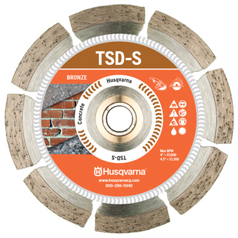 Husqvarna Tacti-Cut Dri Disc 4-1/2 in. D X 7/8 in. Steel Segmented Rim Diamond Saw Blade