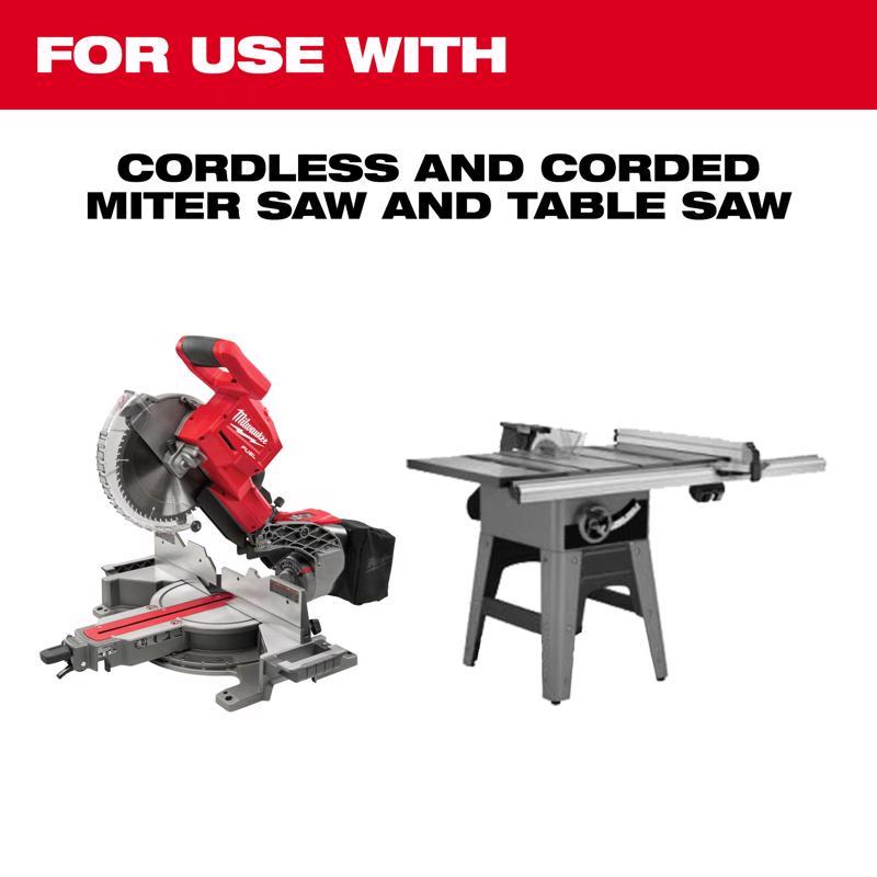 Milwaukee 10 in. D X 5/8 in. Fine Finish Tungsten Carbide Circular Saw Blade 60 teeth