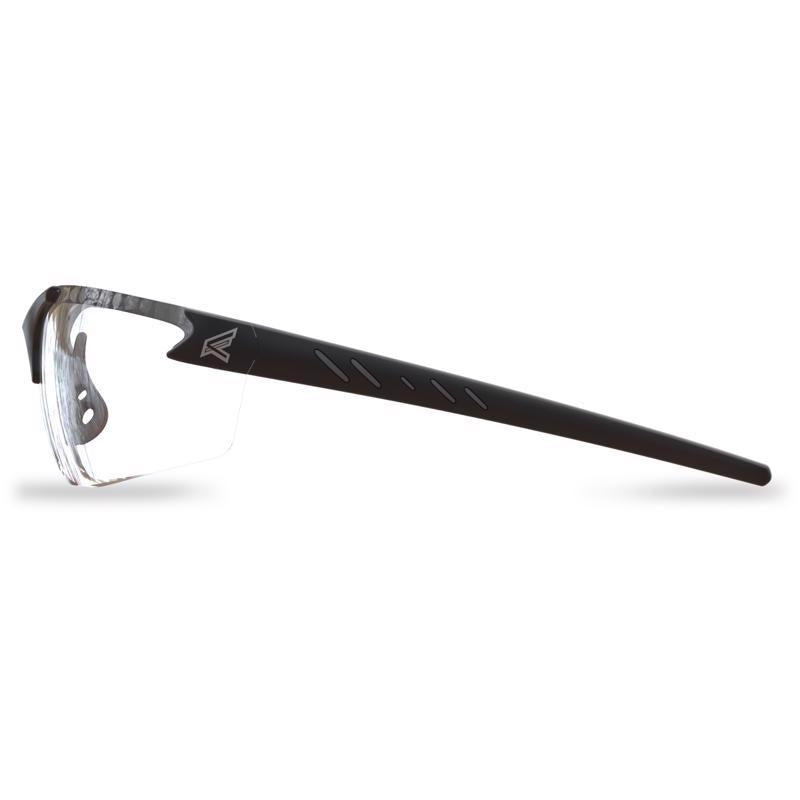 Edge Eyewear Zorge G2 Anti-Fog Safety Glasses Clear Lens Black Frame