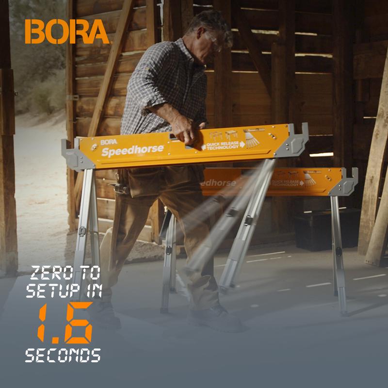 Bora Portamate Speedhorse Sawhorse 1800 lb. cap.