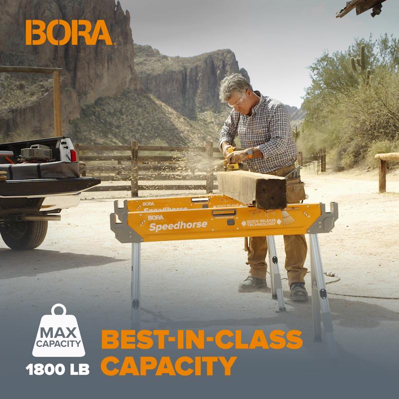 Bora Portamate Speedhorse Sawhorse 1800 lb. cap.