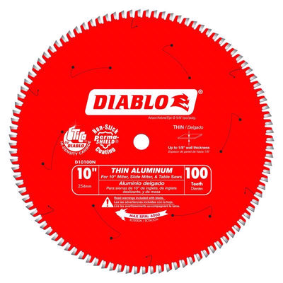 Diablo 10 in. D X 5/8 in. TiCo Hi-Density Carbide Circular Saw Blade 100 teeth