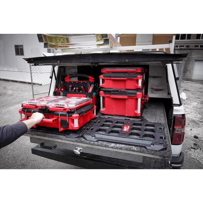 Milwaukee Packout Garage Organizer Mounting Plate Polypropylene Black