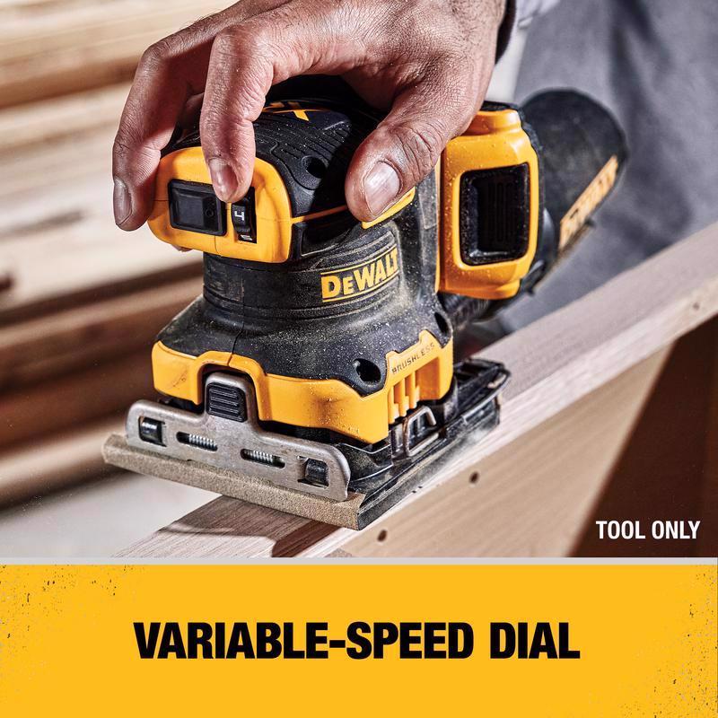 DeWalt 20V MAX XR Cordless 1/4 Sheet Variable Speed Sander Tool Only