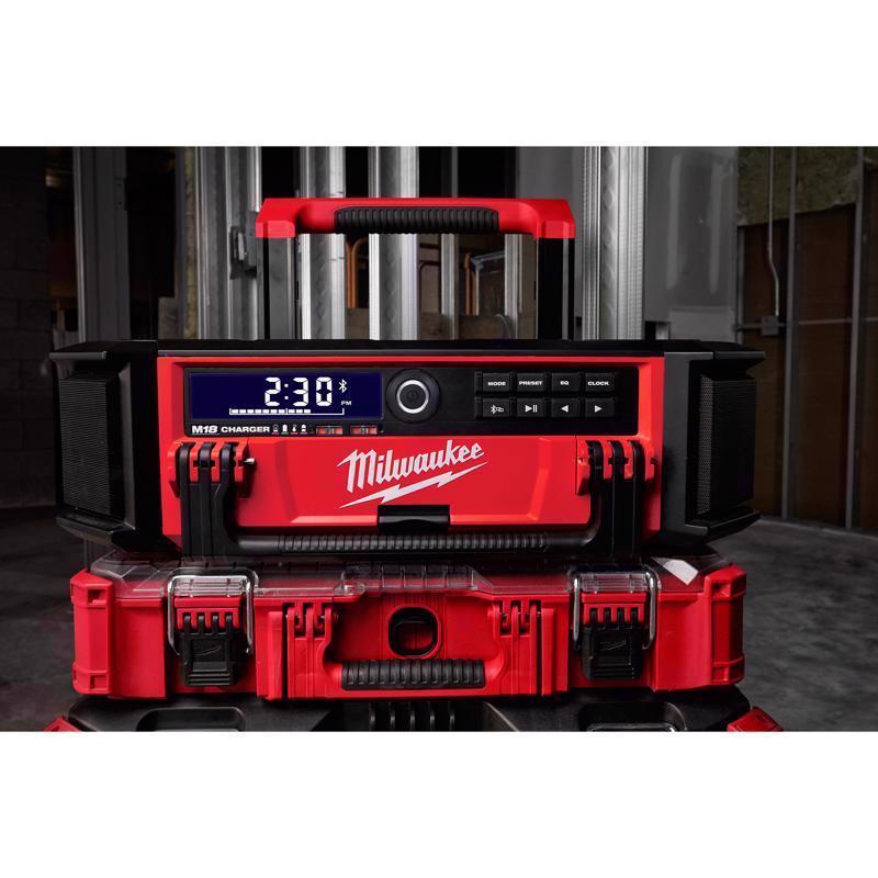 Milwaukee Packout Wireless Bluetooth Weather Resistant Radio + Charger