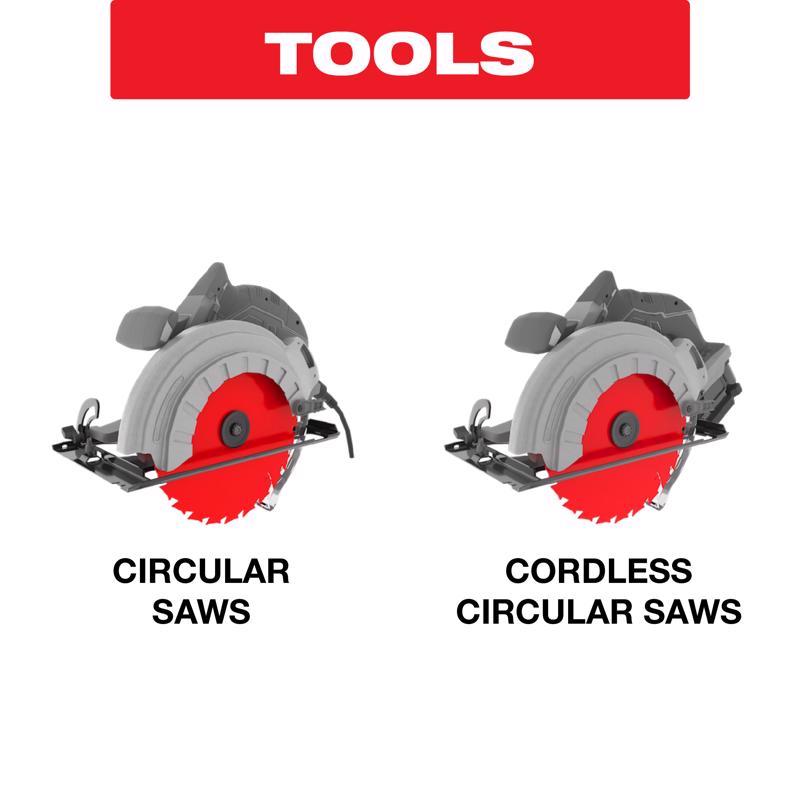 Diablo Tracking Point 7-1/4 in. D X 5/8 in. TiCo Hi-Density Carbide Framing Saw Blade 24 teeth 3 pk