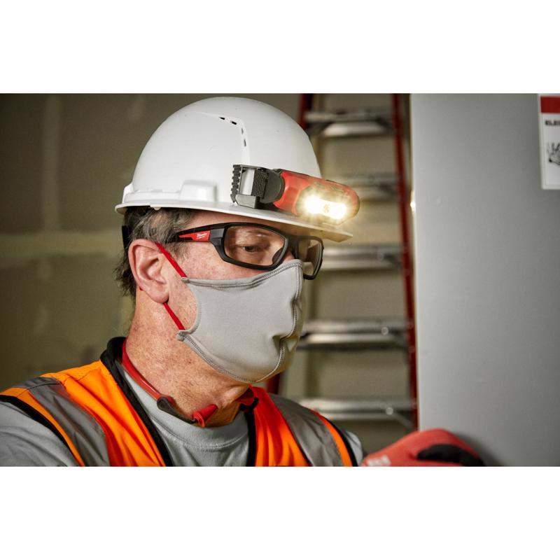 Milwaukee Anti-Fog Performance Safety Glasses Clear Lens Black/Red Frame