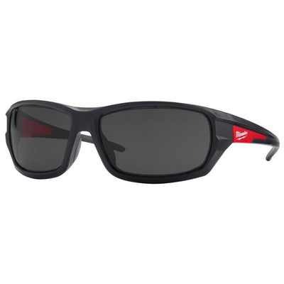 Milwaukee Anti-Fog Performance Safety Glasses Tinted Lens Black/Red Frame