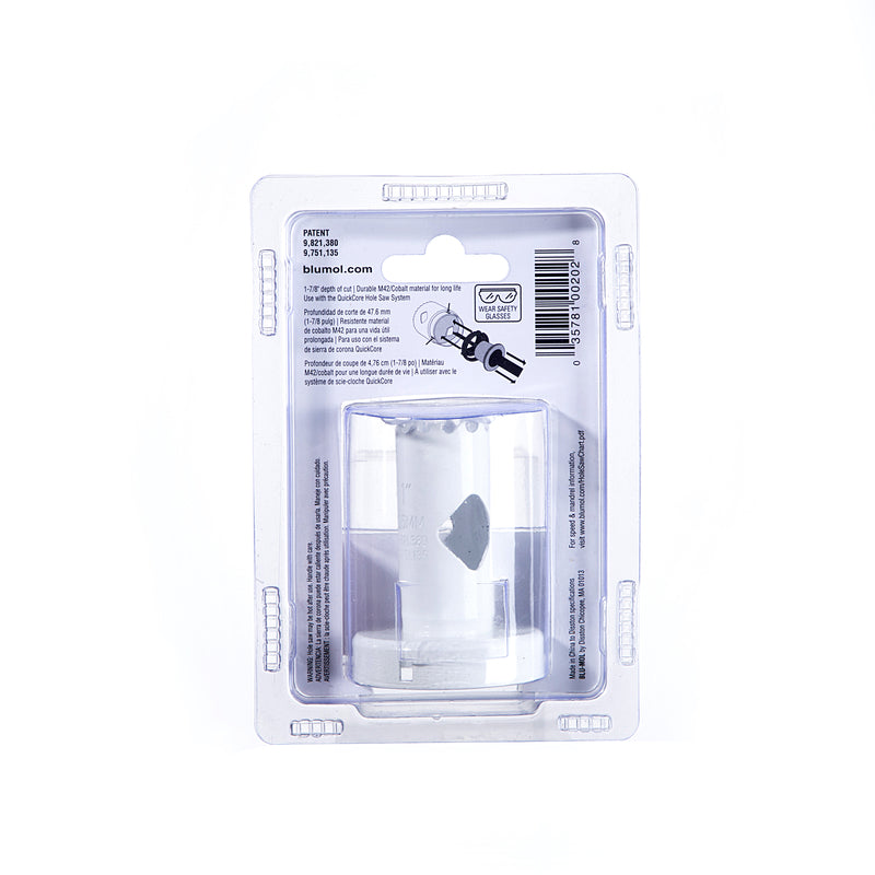 Blu-Mol Xtreme QuickCore 1 in. Bi-Metal Hole Saw