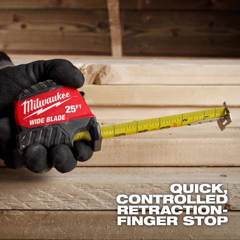 Milwaukee 30 ft. L X 1-1/8 in. W Compact Wide Blade Tape Measure