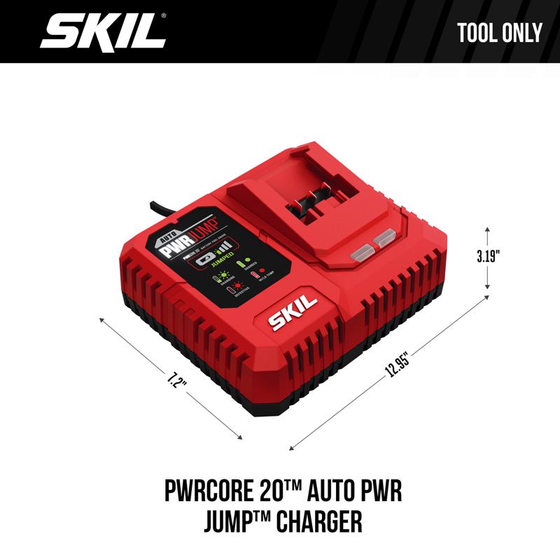 SKIL PWR CORE 20 QC536001 20 V Lithium-Ion Auto PWR JUMP Battery Charger