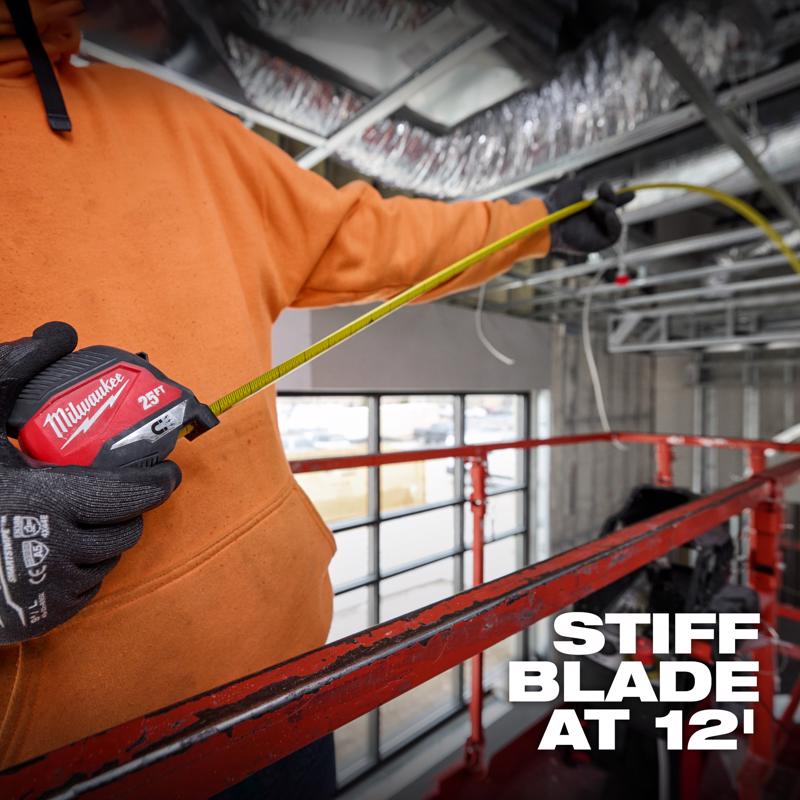 Milwaukee 16 ft. L X 2.05 in. W Compact Magnetic Tape Measure