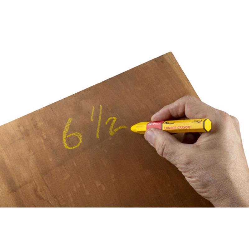 C.H. Hanson 4-1/4 in. L Lumber Crayon Set Red/Yellow 2 pc