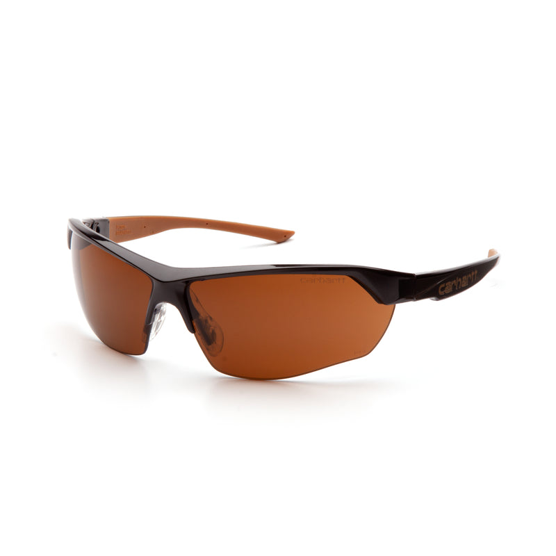 Carhartt Braswell Anti-Fog Safety Glasses Bronze Lens Black Frame