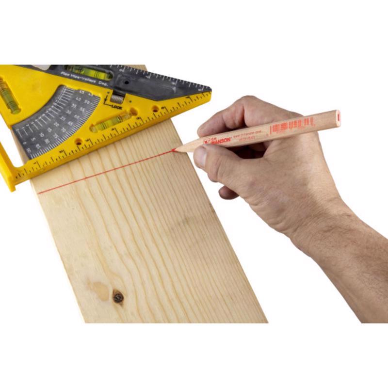 C.H. Hanson 7 in. L Red Lead Carpenter Pencil