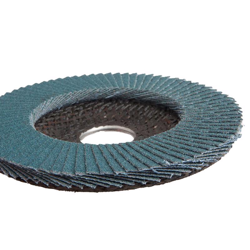 Forney 4-1/2 in. D X 7/8 in. Zirconia Flap Disc 80 Grit