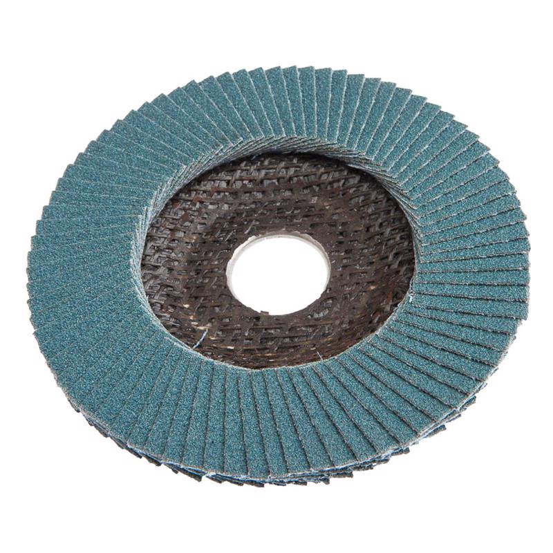 Forney 4-1/2 in. D X 7/8 in. Zirconia Flap Disc 80 Grit