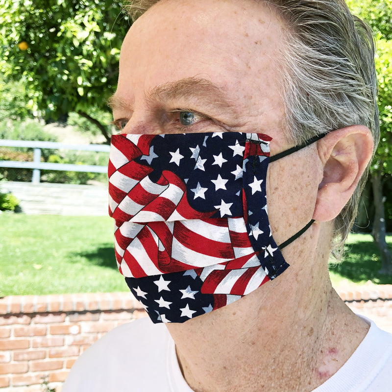 AmeriMask American Flag Face Mask Multicolored