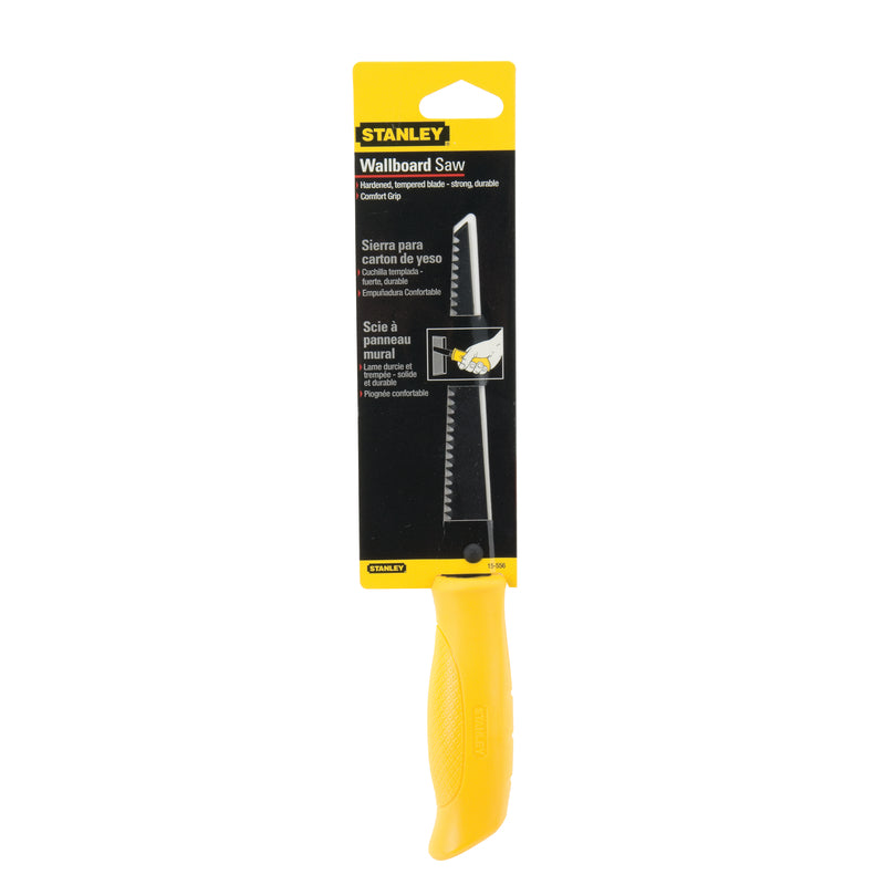 STANLEY 6 in. High Carbon Steel Drywall Wallboard Saw 9 TPI