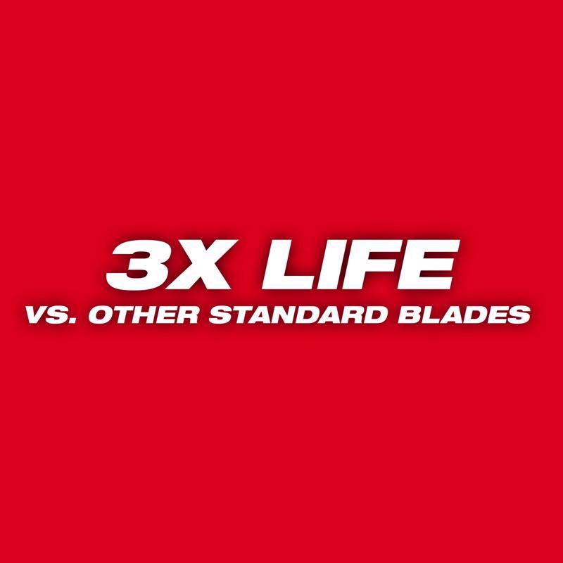 Milwaukee Sawzall 6 in. Bi-Metal Double Duty Upgrade Reciprocating Saw Blade 14 TPI 5 pk