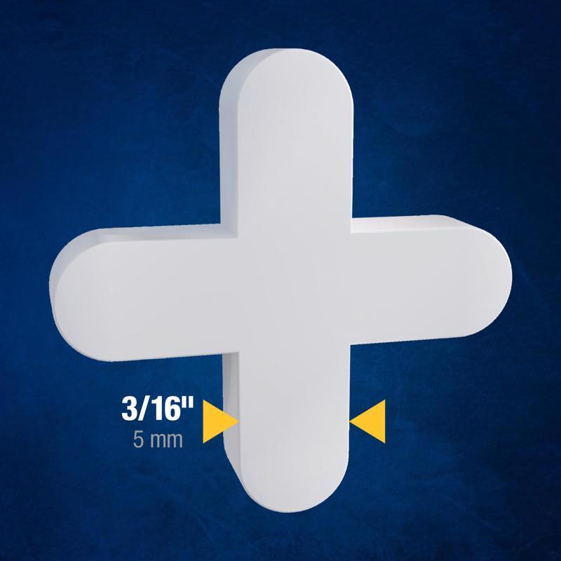 QEP .81 in. H X 0.82 in. W X .001 in. L Plastic Tile Spacer 300 pc