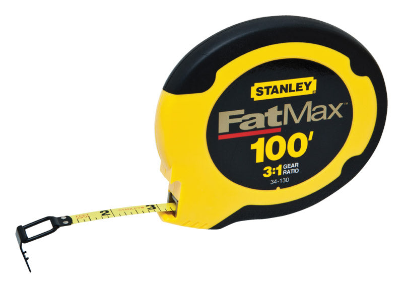 Stanley FatMax 100 ft. L X 0.38 in. W Compact Wide Blade Long Tape Measure