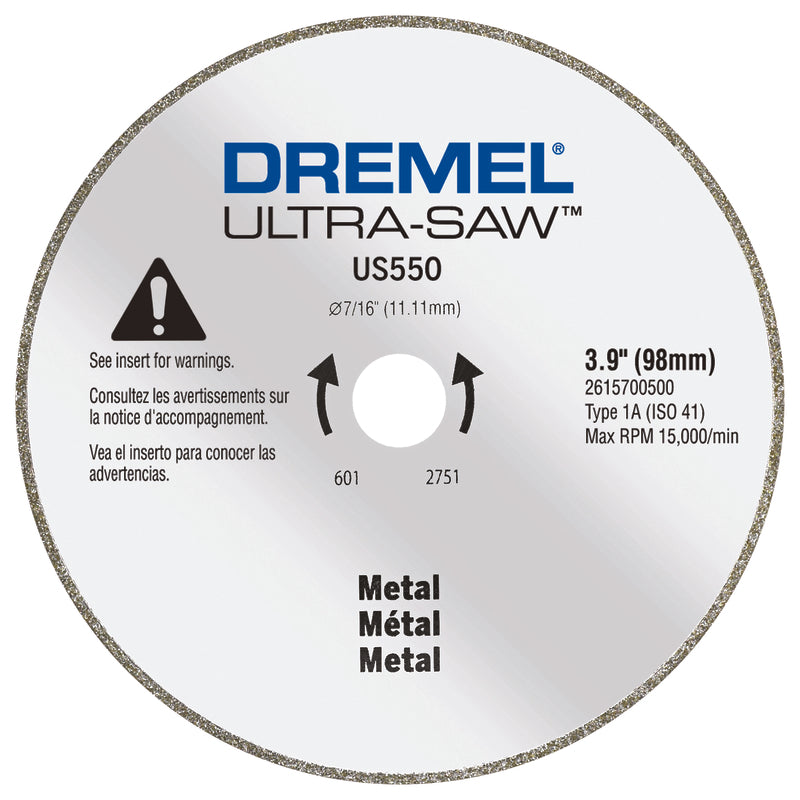 Dremel Ultra-Saw 3.9 in. Diamond Grit Metal Blade