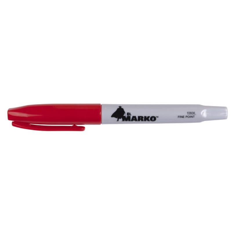 C.H. Hanson El Marko Red Fine Tip Permanent Marker