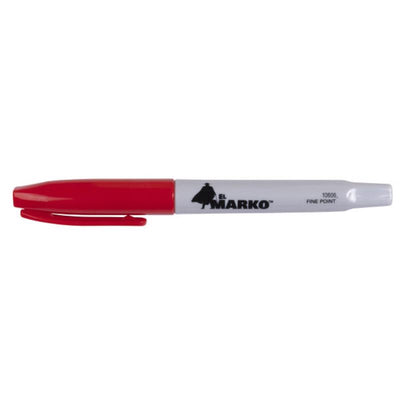 C.H. Hanson El Marko Red Fine Tip Permanent Marker