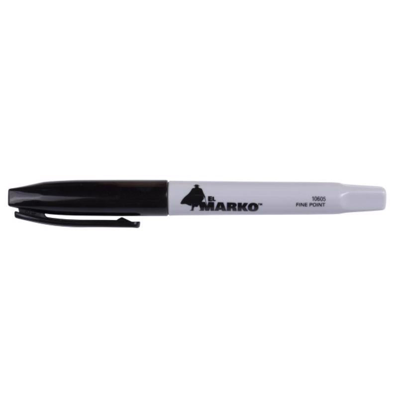 C.H. Hanson El Marko Black Medium Tip Permanent Marker