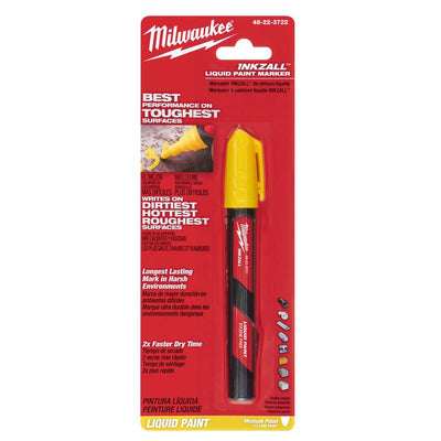 Milwaukee INKZALL Yellow Liquid Paint Marker