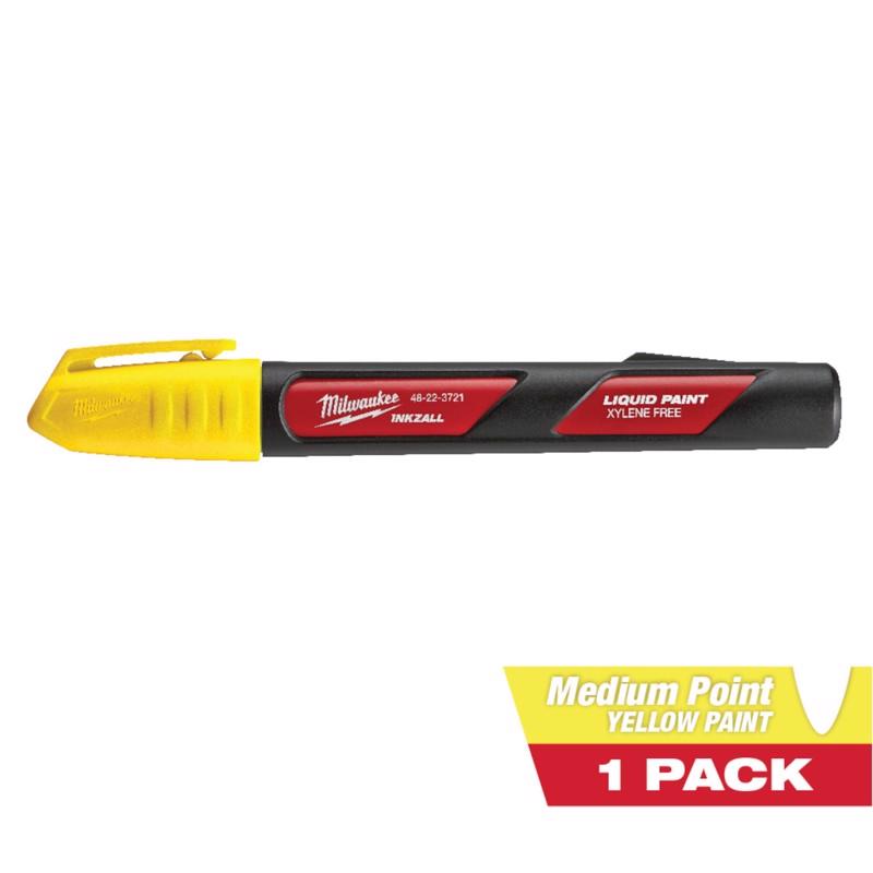 Milwaukee INKZALL Yellow Liquid Paint Marker