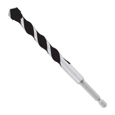 Diablo 1/2 in. X 6 in. L Multi-Material Carbide Tipped Hammer Drill Bit Hex Shank