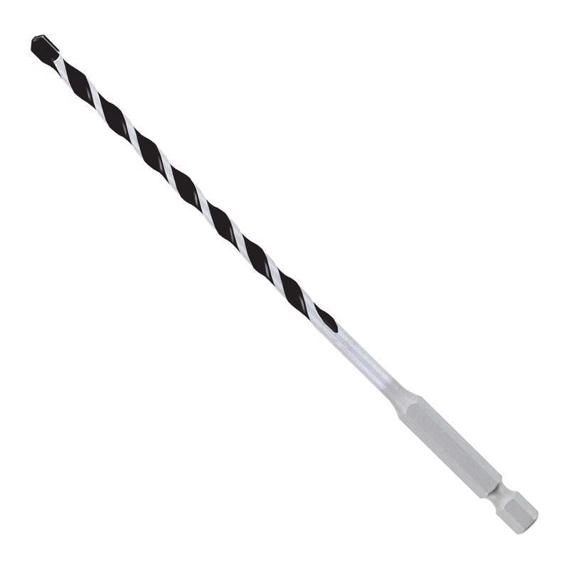 Diablo 3/16 in. X 6 in. L Multi-Material Carbide Tipped Hammer Drill Bit Hex Shank