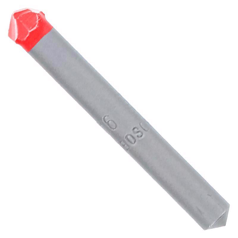 Diablo 5/16 in. X 2-1/4 in. L Carbide Tipped Tile and Stone Drill Bit 3-Flat Shank