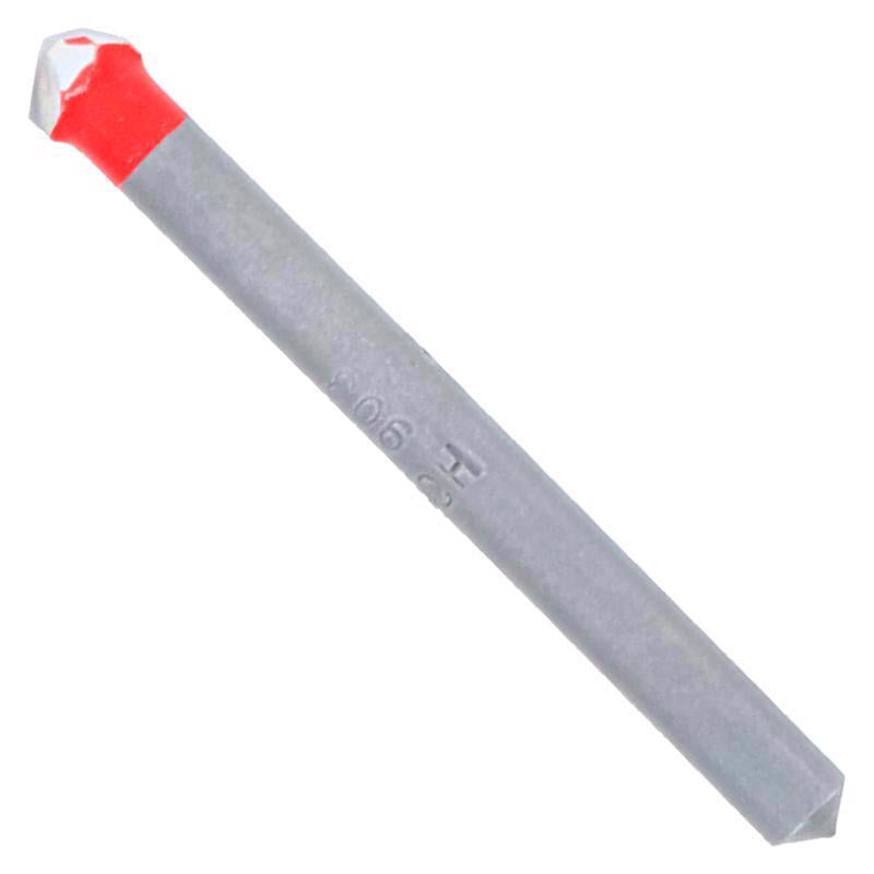 Diablo 1/4 in. X 2-1/4 in. L Carbide Tipped Tile and Stone Drill Bit 3-Flat Shank