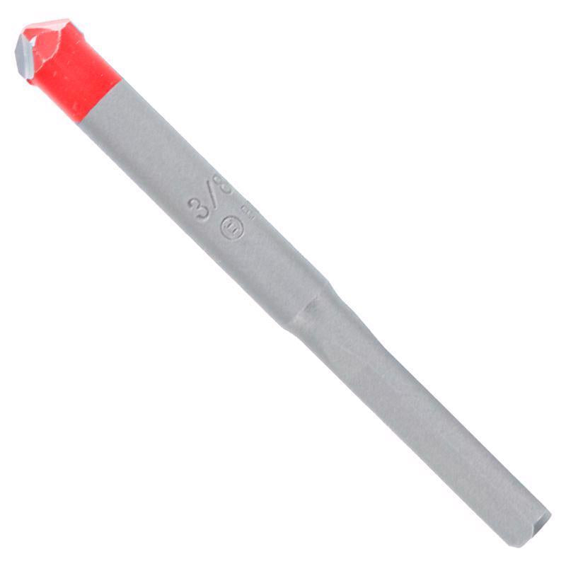 Diablo 3/8 in. X 3-3/4 in. L Carbide Tipped Tile and Stone Drill Bit 3-Flat Shank