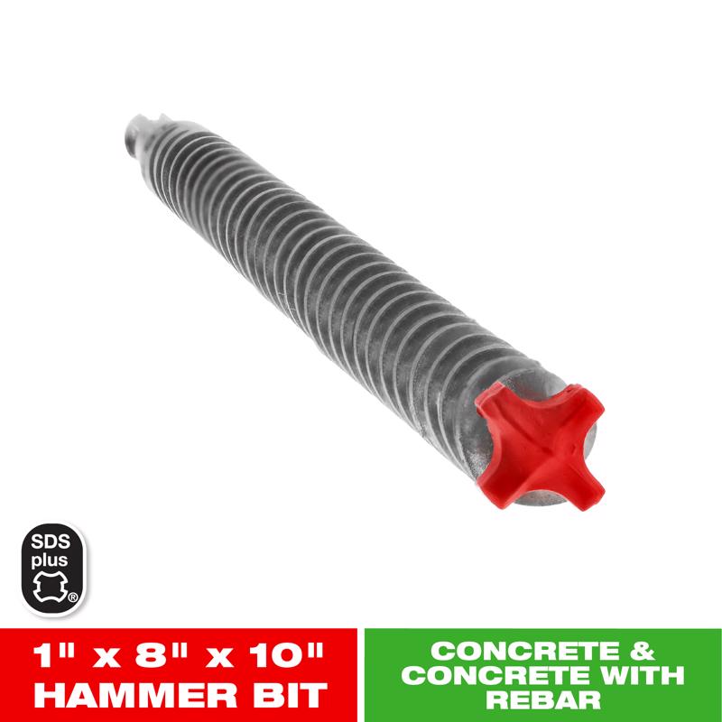Diablo Rebar Demon 1 in. X 10 in. L Carbide Hammer Drill Bit SDS-Plus Shank