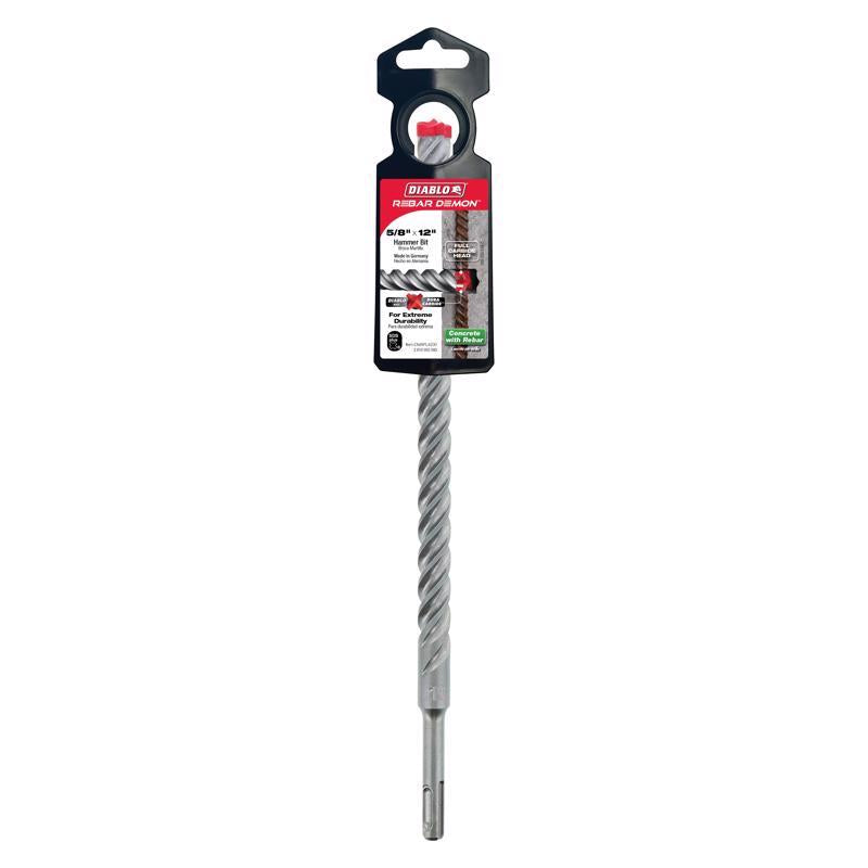 Diablo Rebar Demon 5/8 in. X 12 in. L Carbide Hammer Drill Bit SDS-Plus Shank