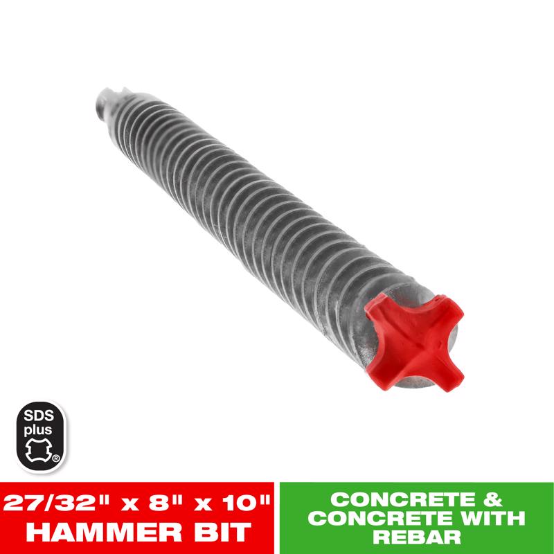 Diablo Rebar Demon 27/32 in. X 10 in. L Carbide Hammer Drill Bit SDS-Plus Shank