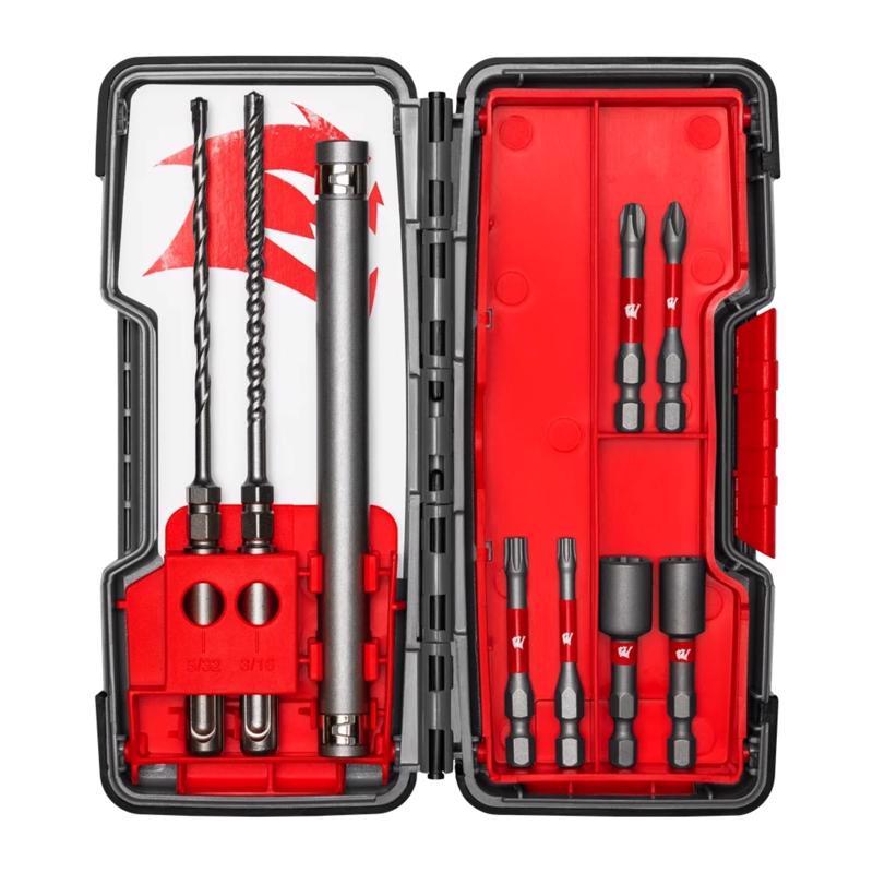 Diablo Concrete Anchor Drive Set Carbide 9 pc
