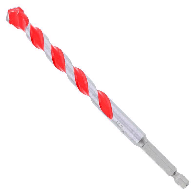 Diablo SPEEDemon 7/16 in. X 6 in. L Carbide Tipped Red Granite Hammer Drill Bit Hex Shank