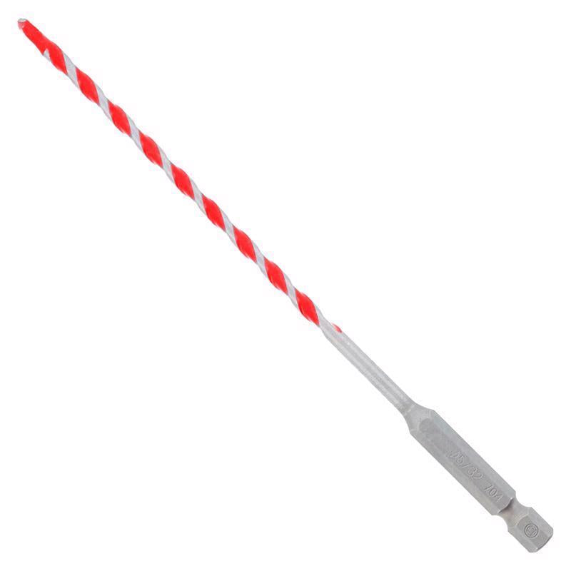 Diablo SPEEDemon 5/32 in. X 6 in. L Carbide Tipped Red Granite Hammer Drill Bit Hex Shank