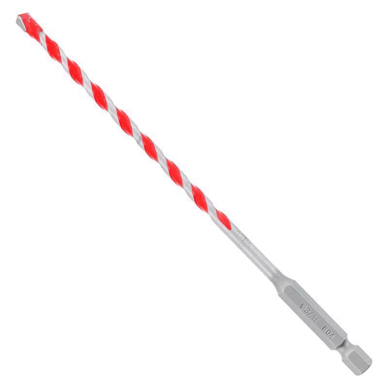Diablo SPEEDemon 3/16 in. X 6 in. L Carbide Tipped Red Granite Hammer Drill Bit Hex Shank