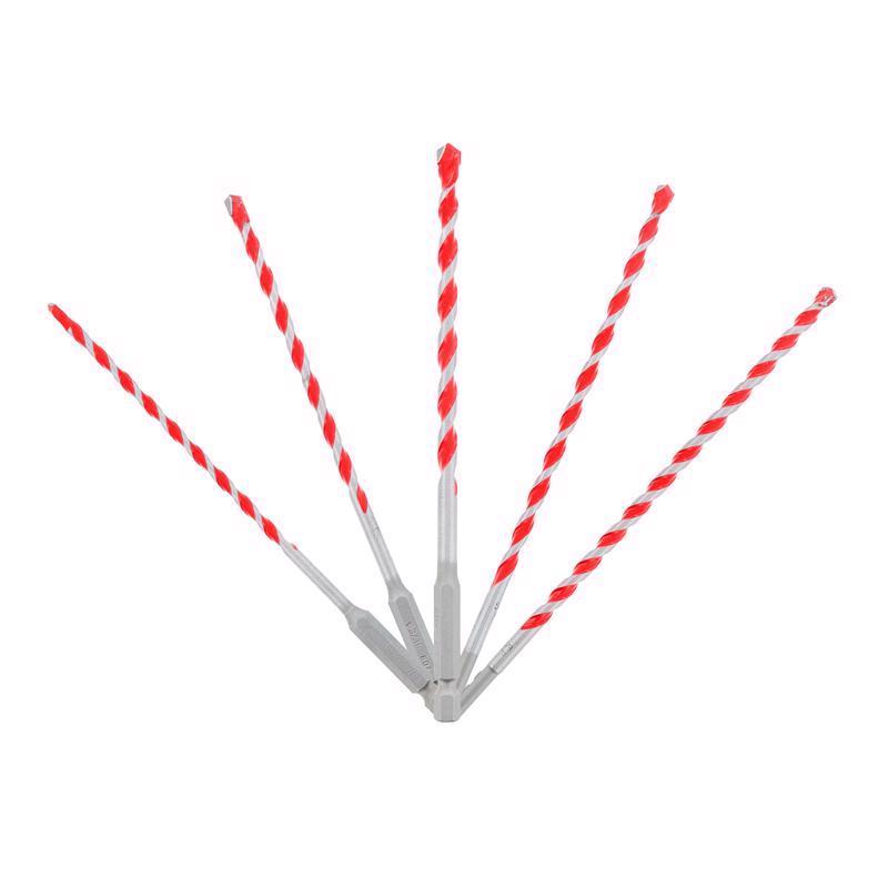Diablo SPEEDemon Carbide Tipped Red Granite Hammer Bit Set Hex Shank 5 pc