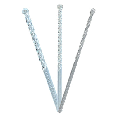 Avanti Pro Carbide Tipped Masonry Drill Bit Set Straight Shank 3 pc