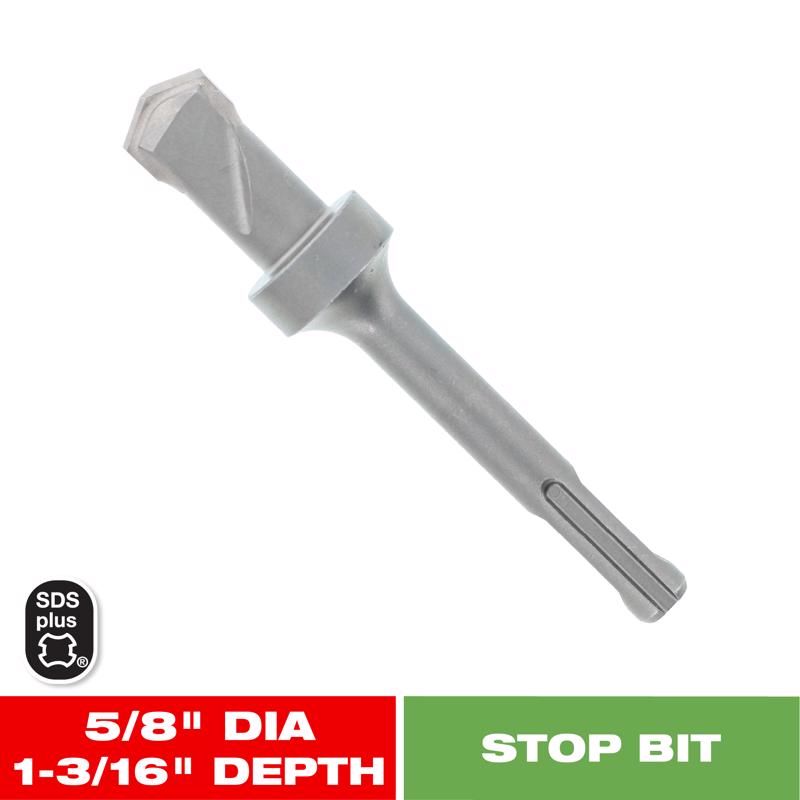 Diablo 5/8 in. Carbide Tipped SDS-Plus Hammer Stop Bit SDS-Plus Shank